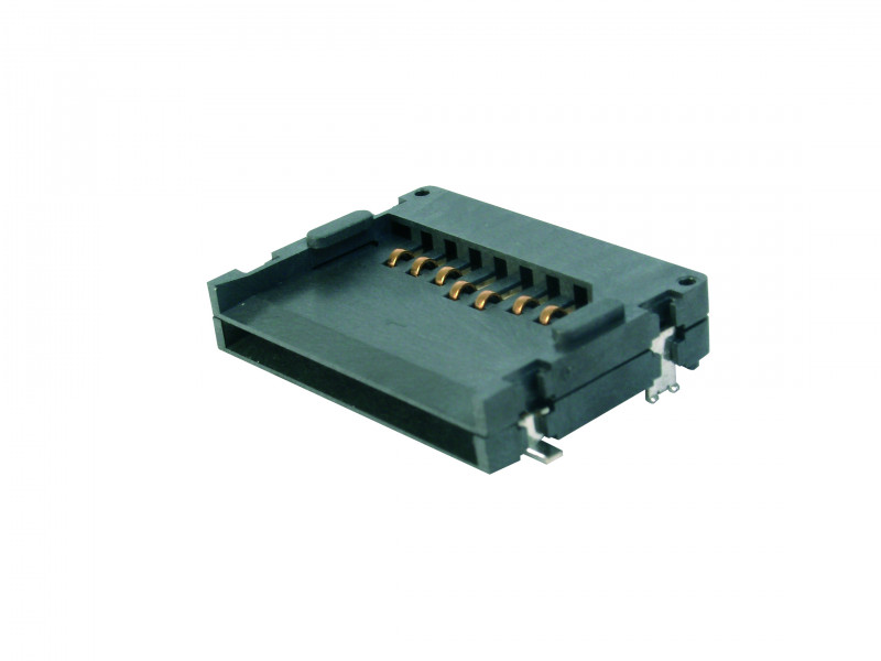 Speicherkartensteckverbinder A-MMC-07-1-A-1-C